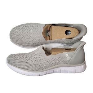 S Sport by Skechers Gray Step-Ins Women’s 10 Memory Foam No‑Tie